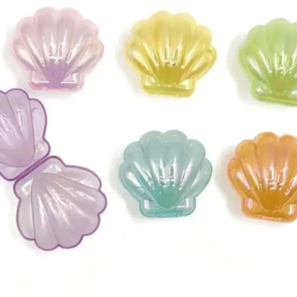 Clamshell Shaped Mermaid Party Treat Containers 12 ct NEW